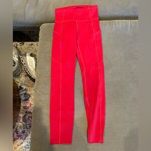 lululemon athletica Red Leggings